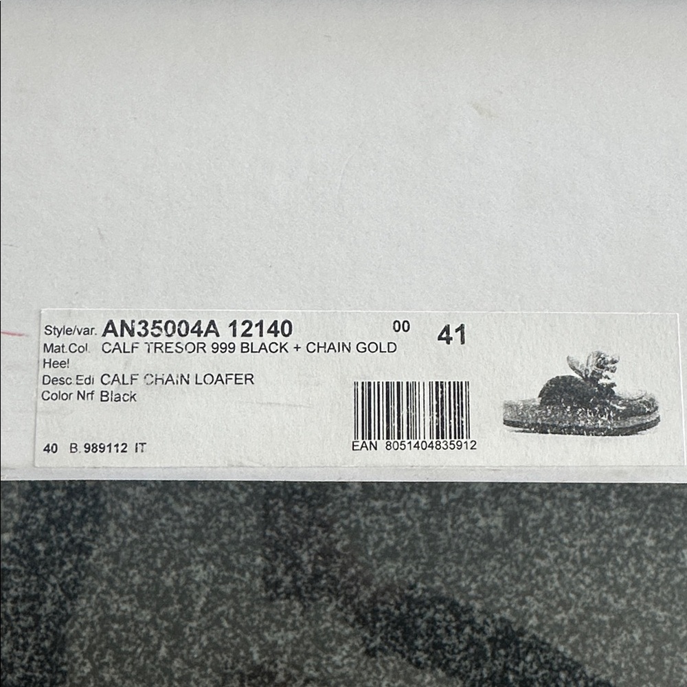 JW Anderson Black Calf Tresor Golf Chain Loafer
Women’s size 41 - Picture 3 of 9